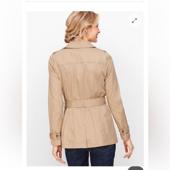 Talbots Classic Beige Trench Coat - Picture 4 of 11